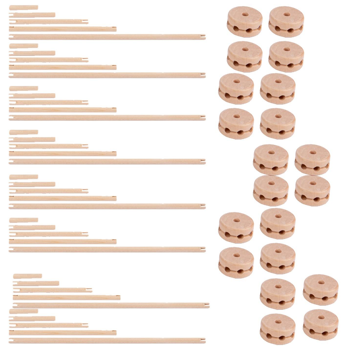 

Детские деревянные строительные игрушки своими руками подарочные развивающие игрушки для дошкольников, подходящие для мальчиков и девочек One Size коричневый