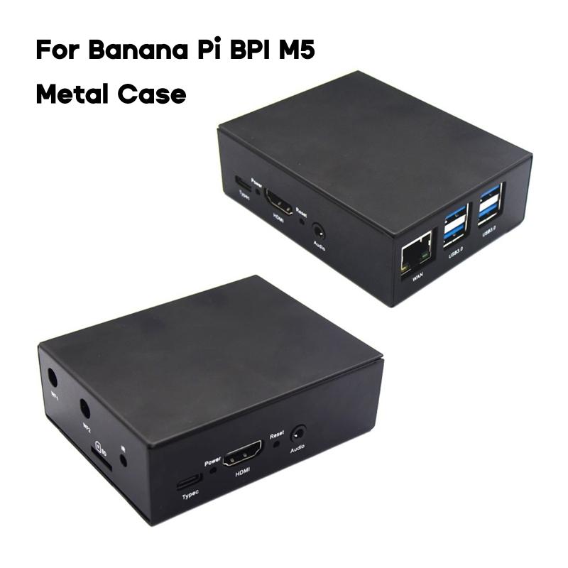 Metal Case- Box For Banana Pi BPI  Cooling Metal -Shell CPU- Heatsink Protective Box for Banana Pi BPI
