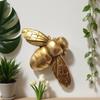 Honeybee Art Decor Simulation Resin Ornament Wall Decoration Creative Handicrafts Insect Statue for Livingroom Office