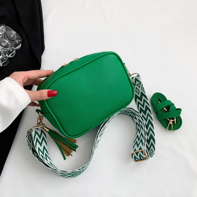 Elegant Retro Fringe Shoulder Bag For Women Trendy Casual Small Square Purse