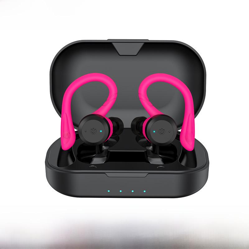 

Водонепроницаемая спортивная Bluetooth-гарнитура с длительным временем ожидания и большой батареей маджента