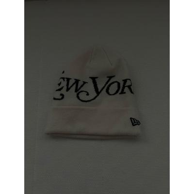 Used New Era New York Logo Knit Hat