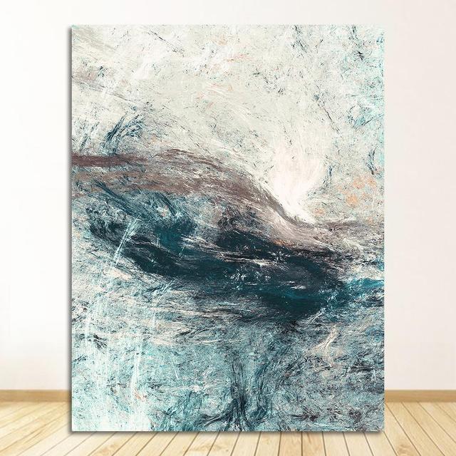 Leinwandgemälde, modulare Bilder, Wandkunst, Leinwand für Wohnzimmerdekoration, ohne Rahmen, moderne Einfachheit der Abstraktion