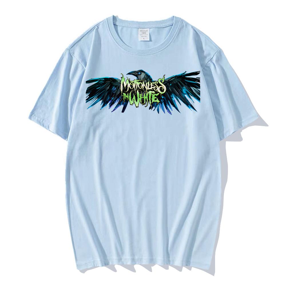 Motionless In White Tour 2025 T Shirts New Fashion Women/Men's Print Clothing Summer Cotton Short Sleeve Crewneck Tee-shirt Tops