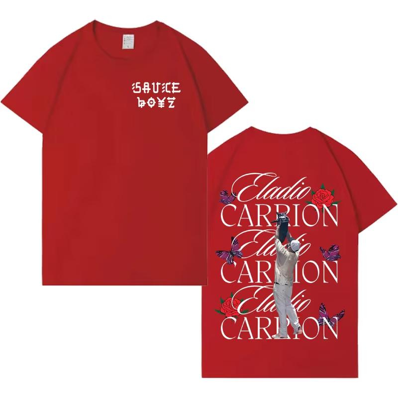 Rapper Eladio Carrion Album Tour Teenagers Tee Men Women Summer Graphic Casual Gothic Humor High Quality Tshrits Fans Gift