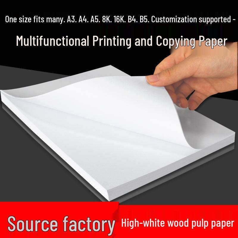 A3 Printing, A4 Copy, 8K Test, B4 Large White, A5 Draft, 16K Calculation, B5 Office Paper Assortment