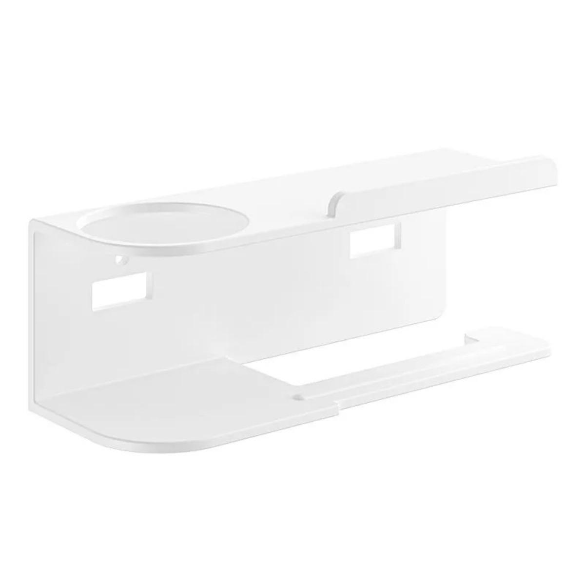 No Drill Toilet Tissue Holder Multifunctional Wall Mounted Bathroom Storage Box Phone Holder Toilet Accessories Tissue Holder