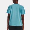 Under Armour UA Text Print Short Sleeve T-Shirt Women Tops Glacier-Blue 1376743-433