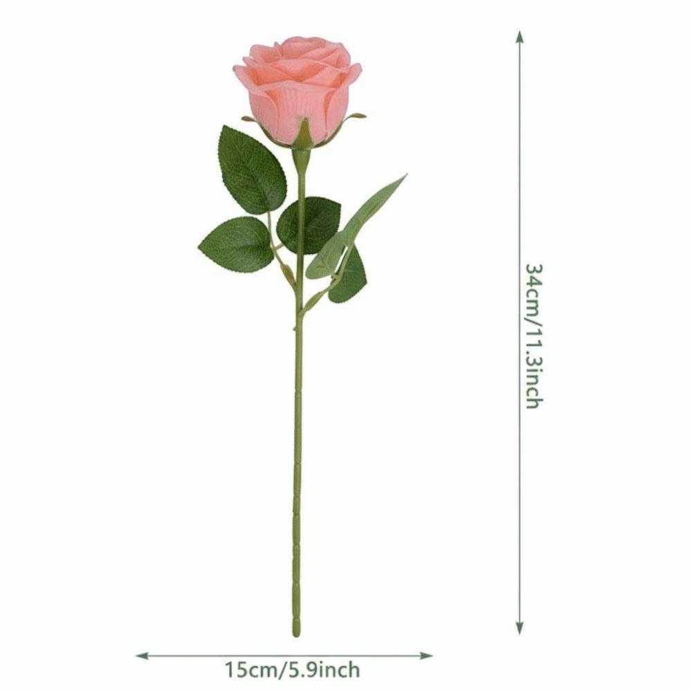 1pc Small Bundle Simulated Rose Bouquet Silk Rose Flower Bouquet Home Decoration  Photography Props