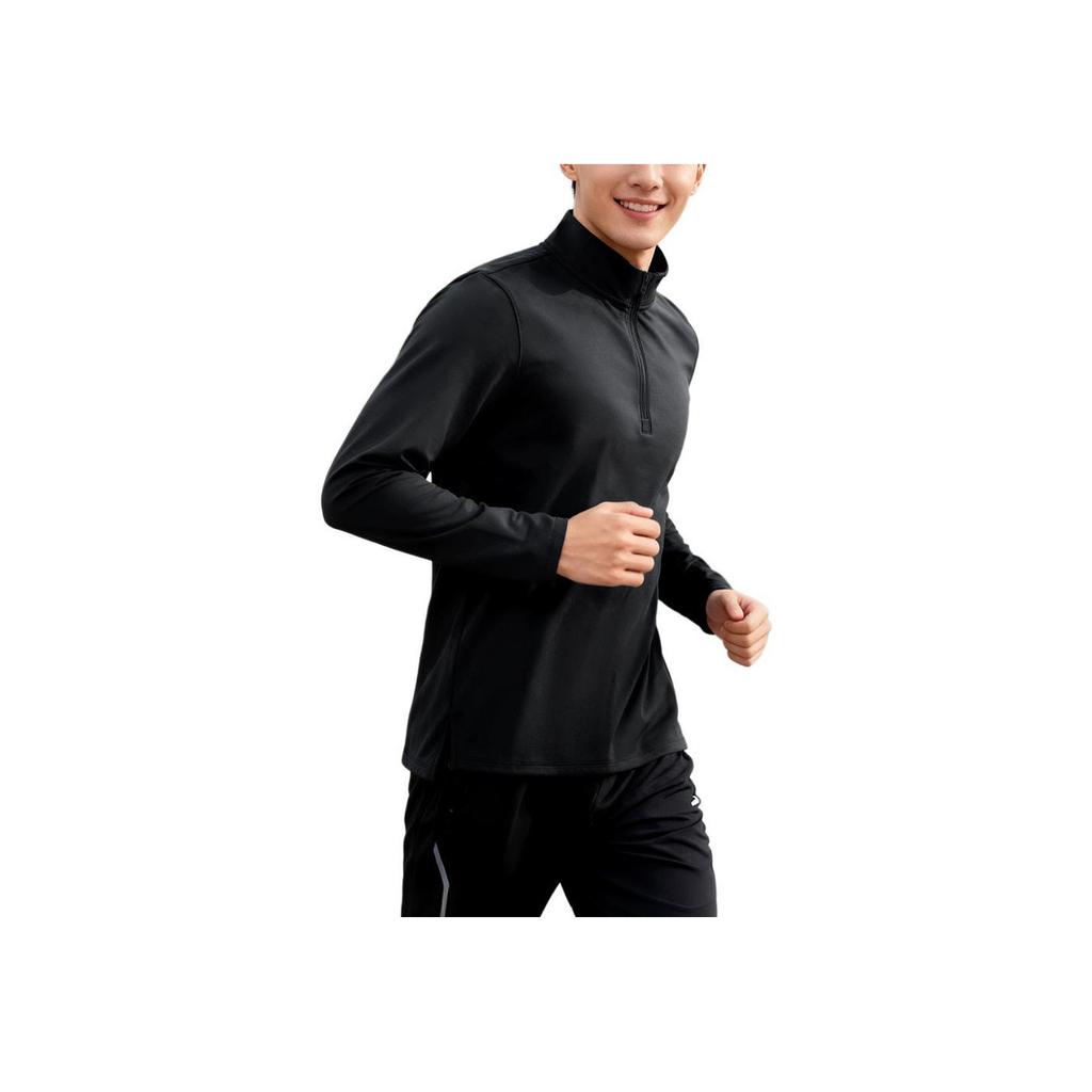 Under Armour Meridian Tréninkové Běžecké Dlouhý Rukáv Prodyšné Tričko Pánské Vrcholy Černá 1387905-001