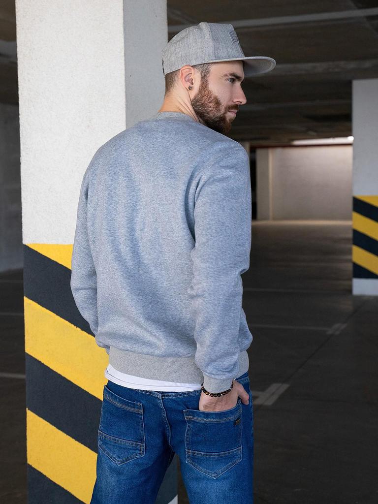 ISSA Plus polstrovaná mikina s texturovanými manžetami