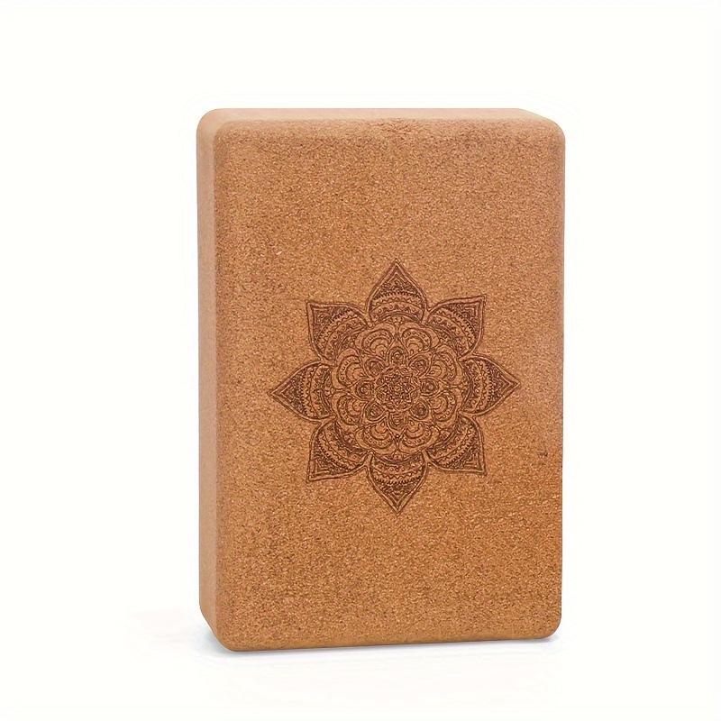 Custom Engraved Non-Slip Cork Yoga Bricks for Kids' Dance, Sports, and Fitness