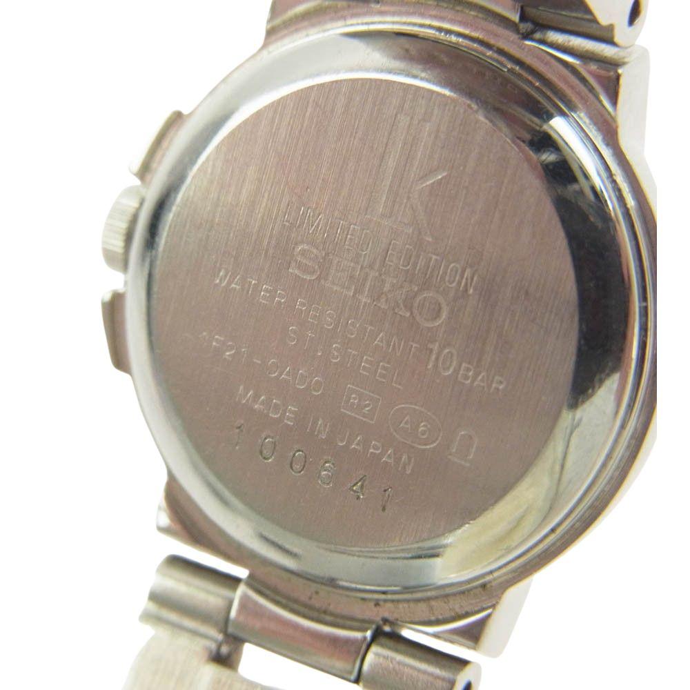 Used SEIKO 1F21-0AD0 LUKIA analog wristwatch silver [used]