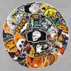 50 Halloween Graffiti Stickers for DIY Journals, Phone Cases, Luggage, and Car Decor - Waterproof Cartoon Designs