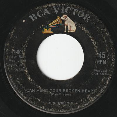 7inch Record DON GIBSON - I Can Mend Your Broken Heart 478017 RCA Victor 1962 US Folk Used
