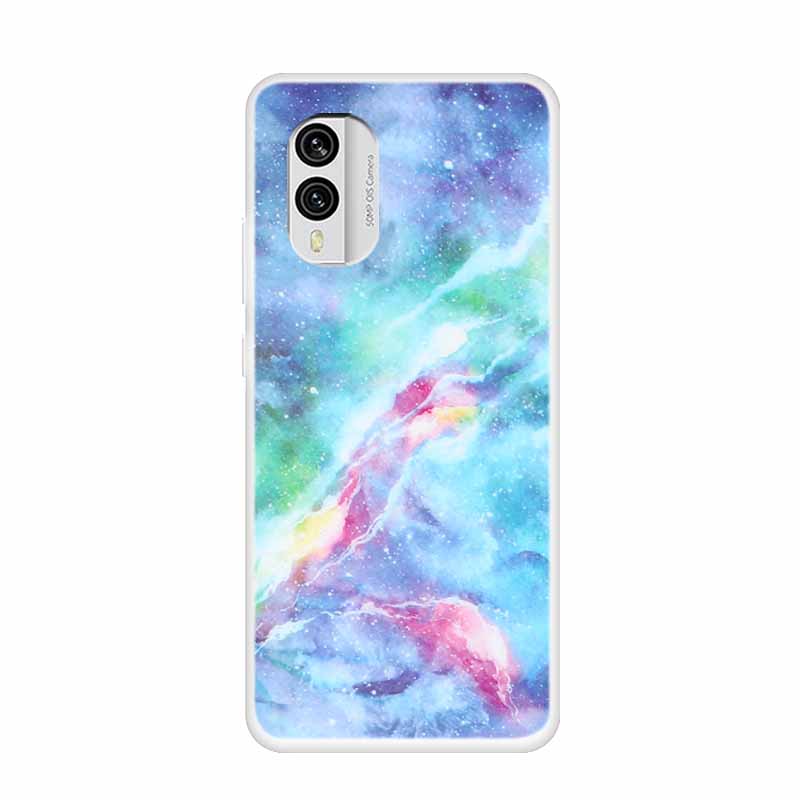 For Nokia X30 5G Case C31 C20 C10 Clear Marble TPU Soft Silicone Print Cover for NOKIA C31 X 30 Transparent Para On for NokiaX30