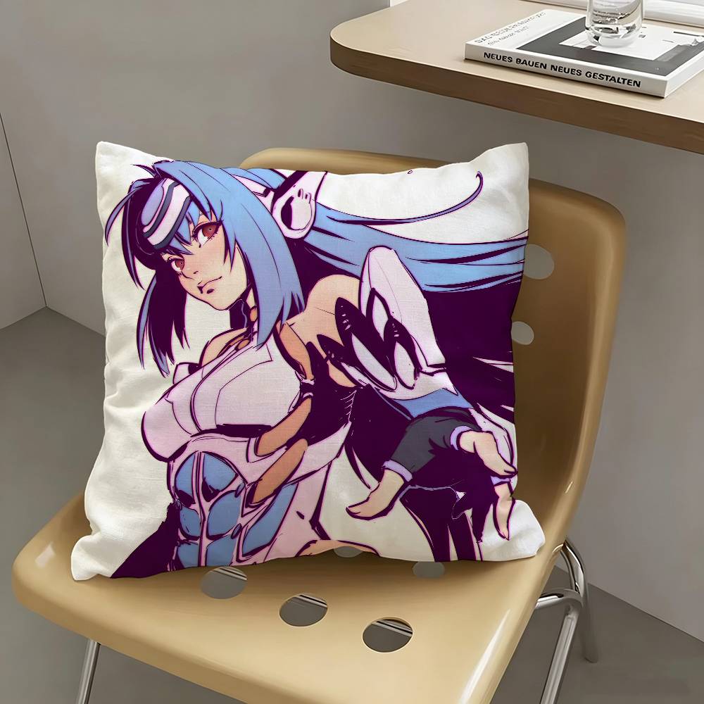 1pc KOS-MOS Anime Characters Pillow Case Fashion Square Pillowcase Bedroom Sofa Room Ins Decoration Leisure