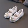 New girls embroidered shoes children's ancient shoes baby handmade cloth shoes Hanfu shoes performance shoes