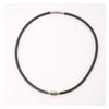 Men's Titanium Steel Negative Ion Silicone Choker Pendant - Unisex Fashion Jewelry