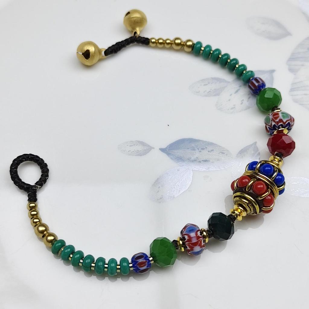 Tibetan Handmade Woven Ethnic Bracelet - Artistic, Versatile, Adjustable Rope with Unique Design