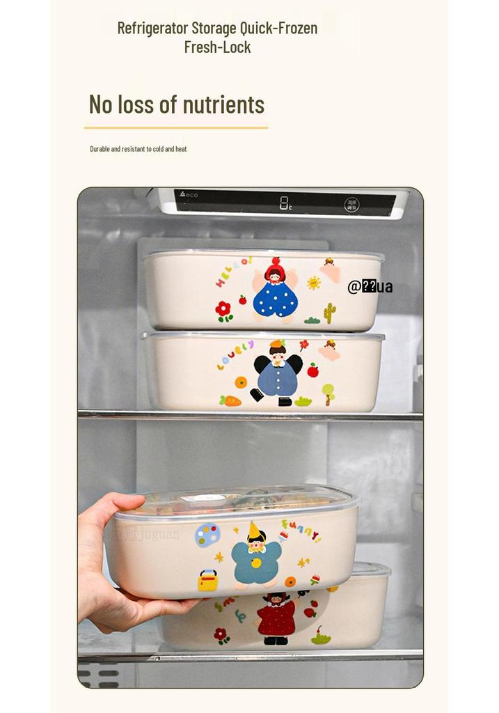 Microwaveable Stainless Steel Insulated Lunch Box with Compartments for Students and Office Workers