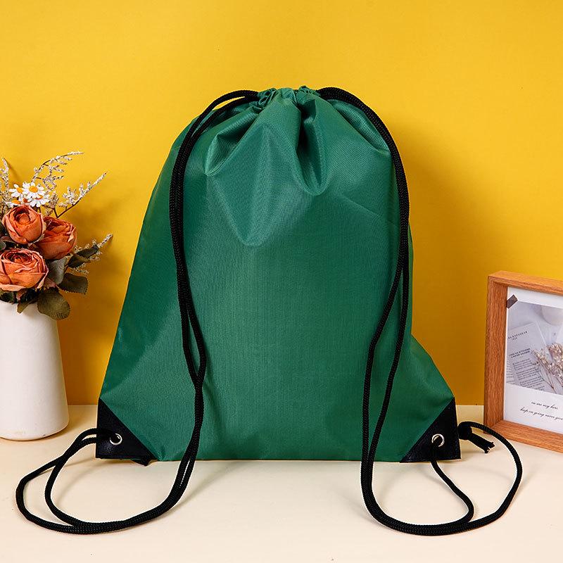 Waterproof 210D Oxford Polyester Sports Drawstring Bag