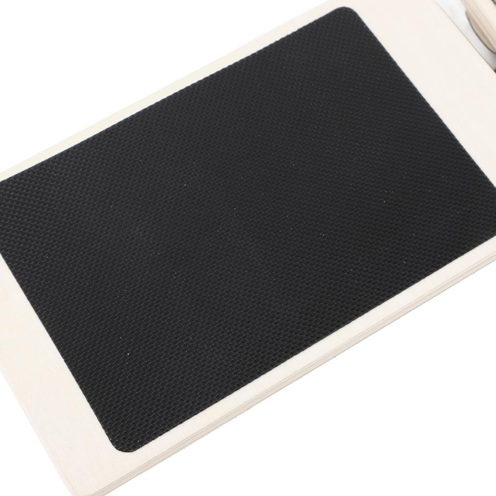 Single Leg Balance Board Foot Strengthener Exerciser Wooden Balance Board for Home Gym