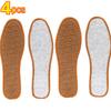 Self Heated Thermal Insoles for Shoes Wool Thicken Winter Warm Soft Shoes Pads Breathable Memory Foam Insoles for Feet Care