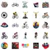 50 Creative Mountain Bike Graffiti Stickers Hot-blooded Competitive Waterproof Decorative Stickers