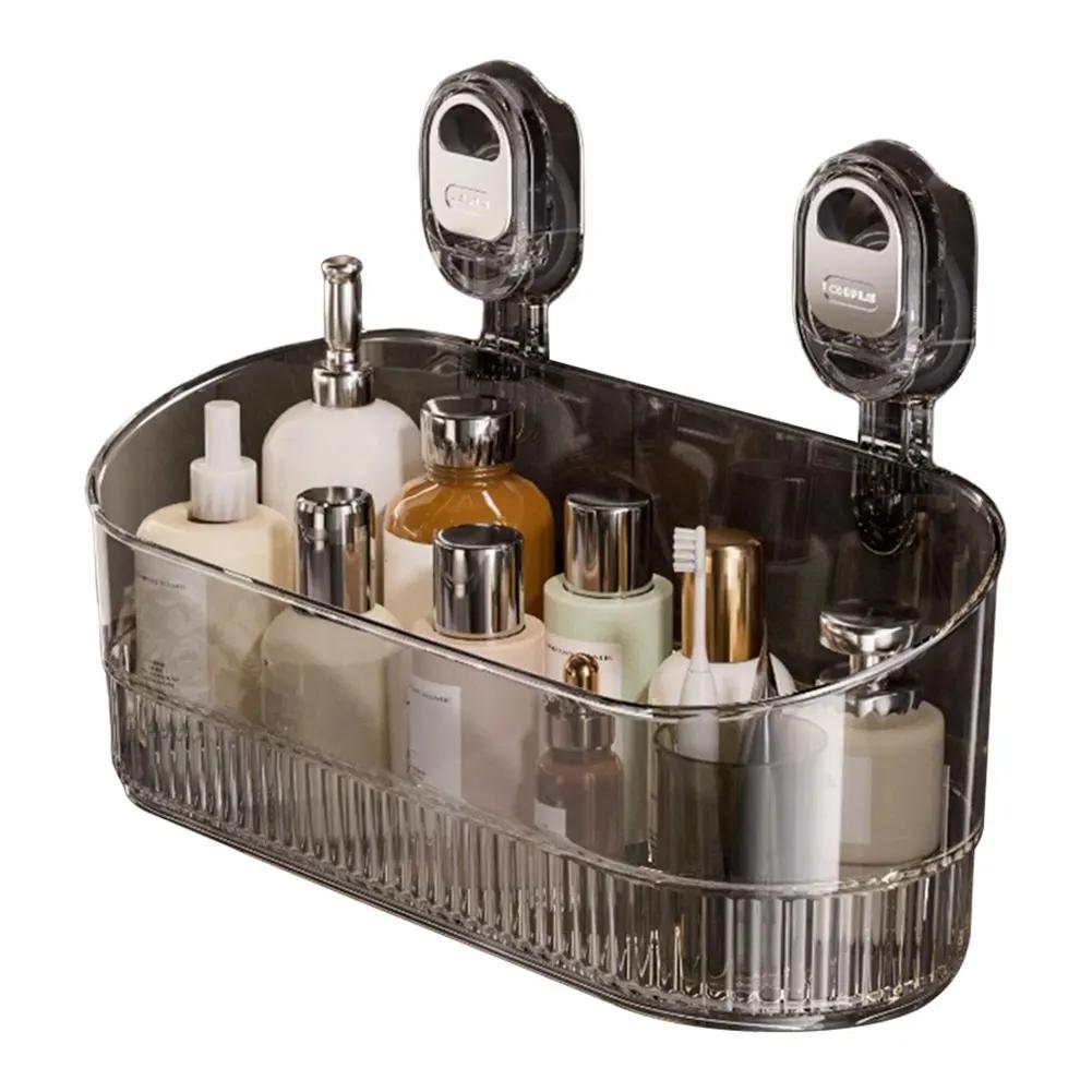 

Настенный вакуумный органайзер для ванной комнаты без сверления с высокой грузоподъемностью для легкой установки на кухне и в ванной комнате серый