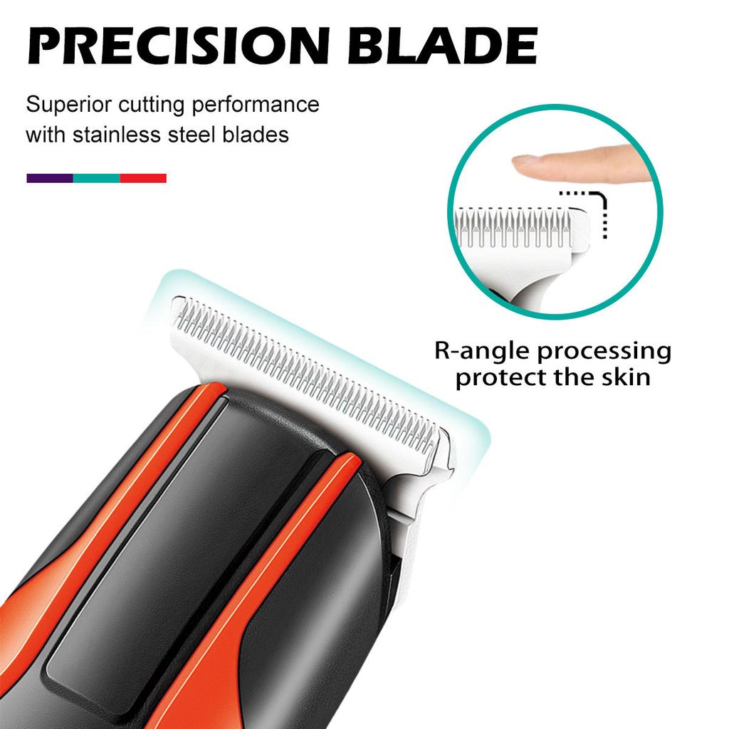 Original VGR 999 Electric Clipper USB Rechargeable Oil Head Carving Hair Clipper Electric Pusher Hair Trimmer Home Razor Shaver Safe and Skin-friendly