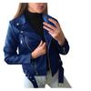 Europäische & Amerikanische Damen Motorrad Lederjacke - Frühling/Herbst, Kurzes Schlankes Design Mode Oberbekleidung 2025.