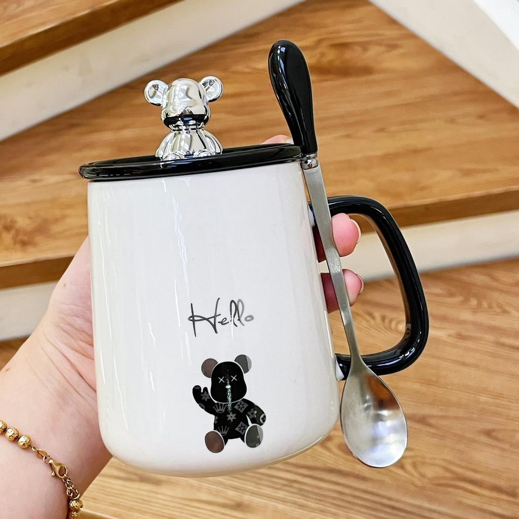 Cadou de absolvire pentru profesor Suveniruri pentru fete Cană ceramică de înaltă calitate cu capac Cadou Ceașcă de apă Ceașcă practică pentru bărbați