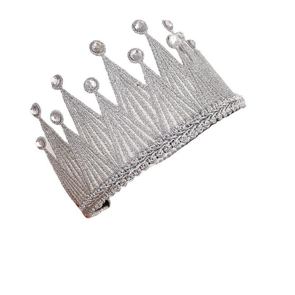 Hair Accessories Children Princess Aisha Tiaras Birthday Tiara Crystal Crowns Headbands For Kids