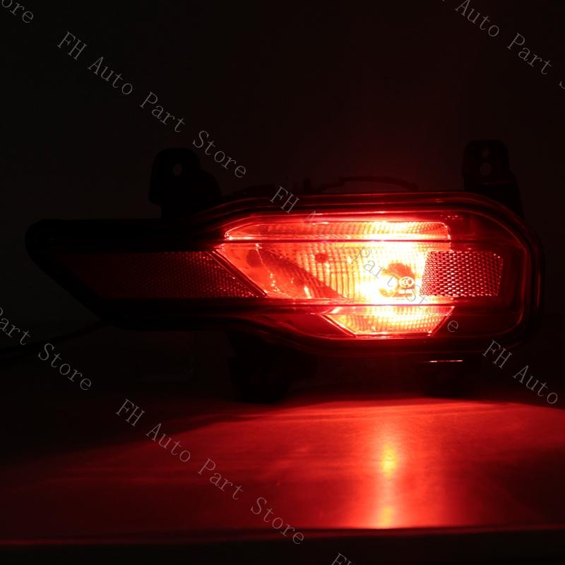 Car Rear Bumper Fog Light Rear Brake Stop Lamp Light Frame Trim Cover Hood For Changan CS35 Plus 2018 2019