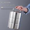 HANDUNYOU 3-Layer Stainless Steel Insulated Lunch Box