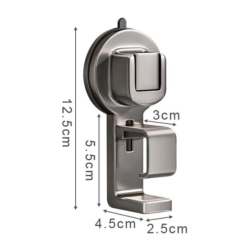 1PC Suction Cup Hook Wall Mounted Washbasin Storage Rack Multifunctional Hooks for Hanging Clothes Towel Basin Home Organizer