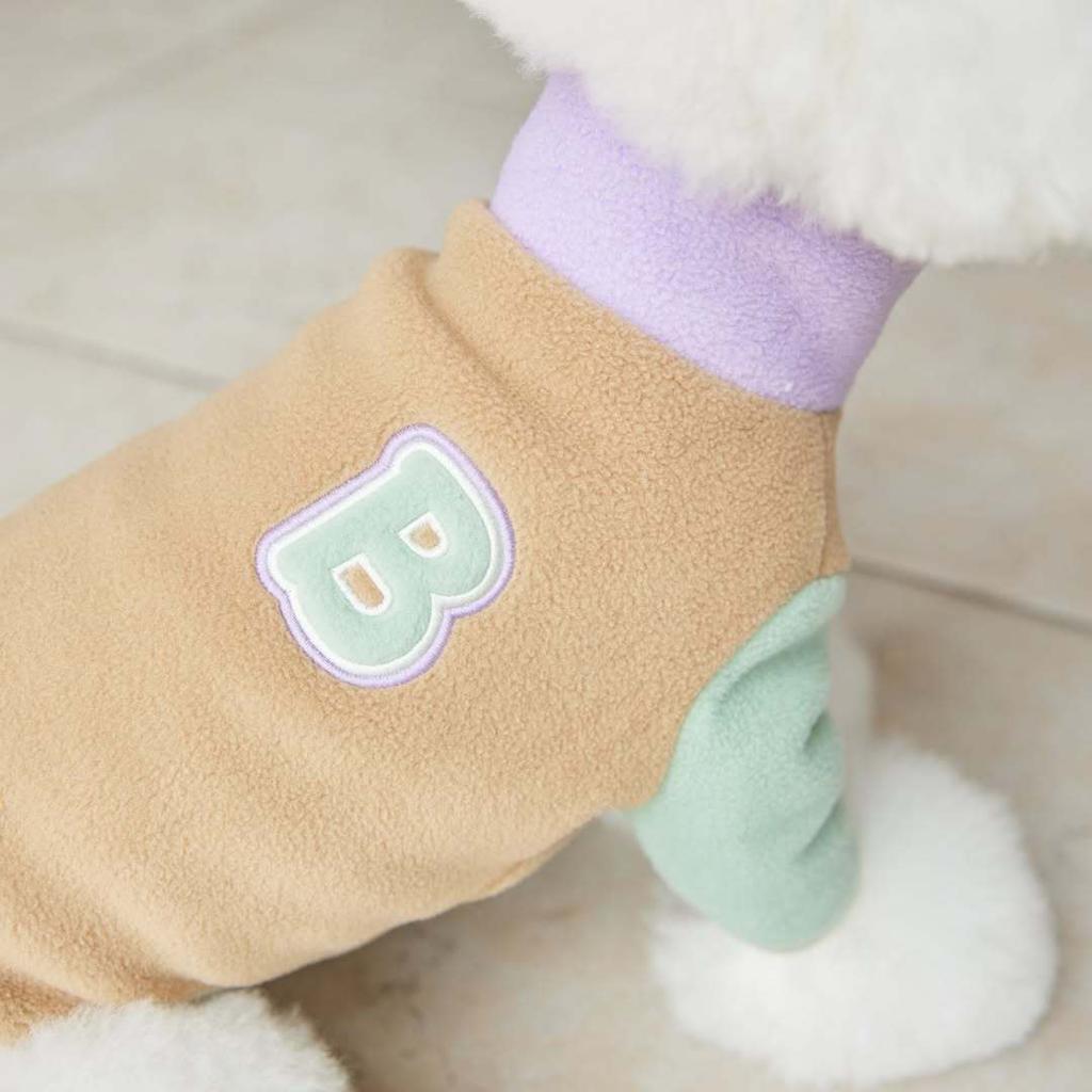 Winter Pet Fleece Vest Contrast Color Sleeveless Sweater Small Dog Cat Apparel Thermal Warm Coat Two Legs Outfit Soft Warmth Puppy Kitten Clothing