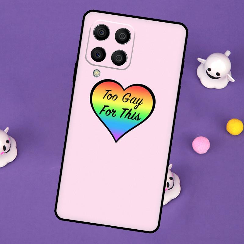 RAINBOW FLAG GAY LESBIAN PRIDE LGBT Cover For Samsung Galaxy M54 M14 M34 M33 M13 M23 M53 M15 M55 M31 M51 M20 M30s M32 M52 Case