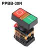 Momentary Double Head Push Button Switch With LED Lamp  APBB 22 25N AS 22 25N PPBB 30N Plastic Switch