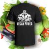 T-shirt Potere Vegano | Scegli il Tuo Colore! | Bodybuilding Vegetariano / Vegano