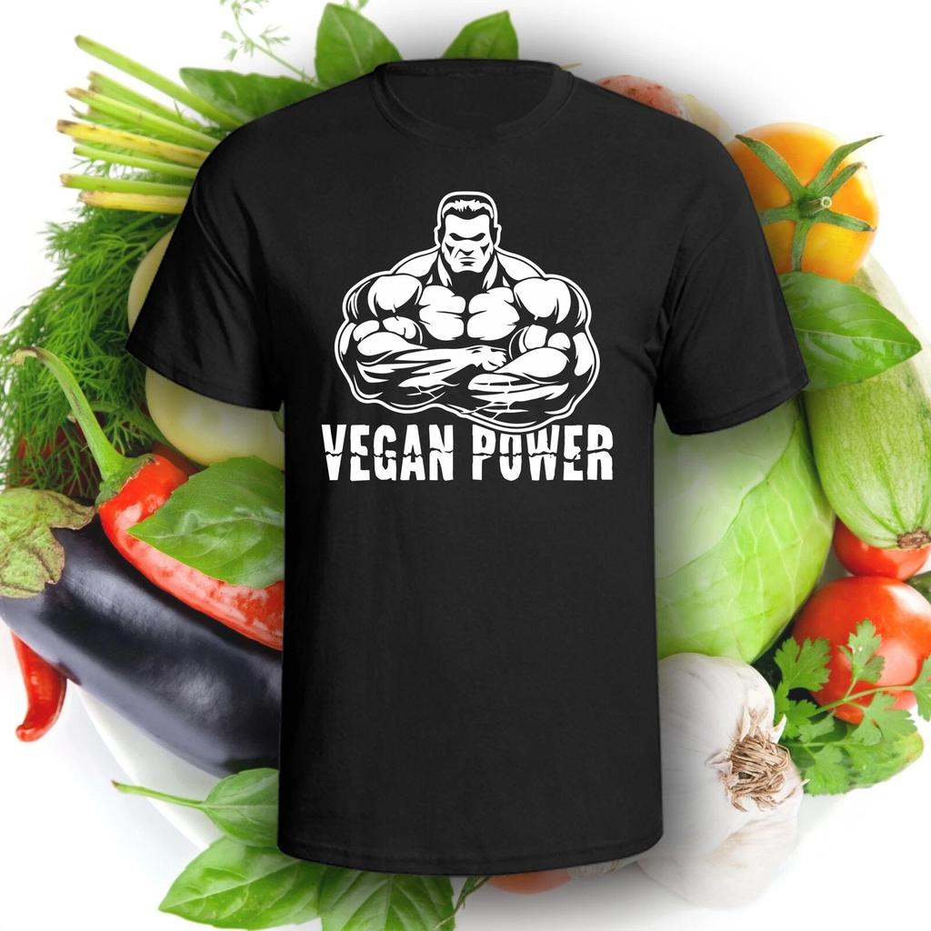 T-shirt Potere Vegano | Scegli il Tuo Colore! | Bodybuilding Vegetariano / Vegano