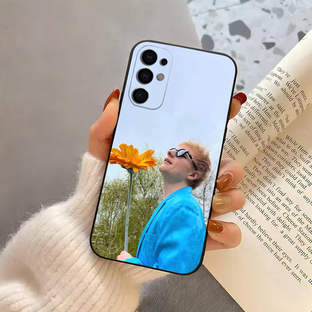 Singer E-Ed Sheeran-S Phone Case For Samsung S25,S24,S21,S22,S23,S30,Ultra,S20,Plus,Fe,Lite,Note,10,Black Cover