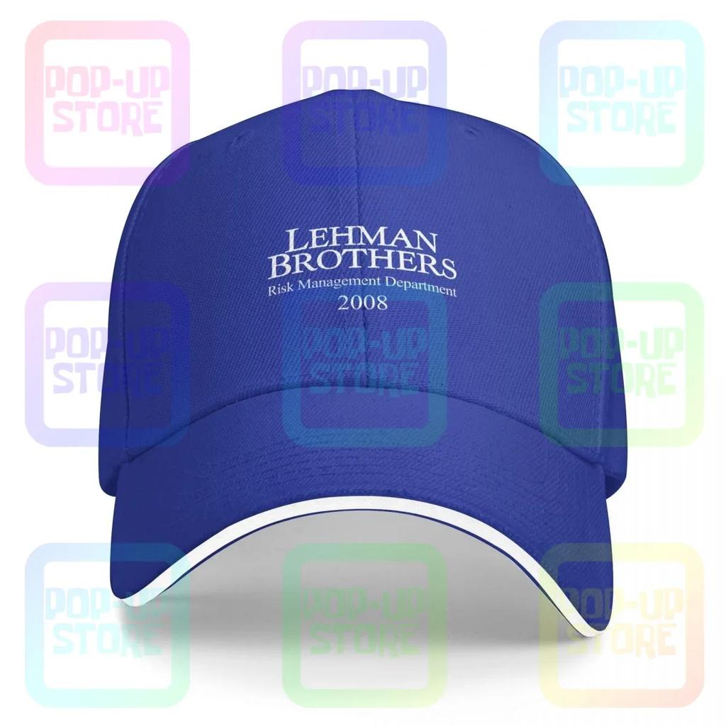 LehUnisex Brothers Risk UnisexageUnisext DepartUnisext Sandwich Cap Baseball Cap Trucker Hat New Outdoor Hot Selling