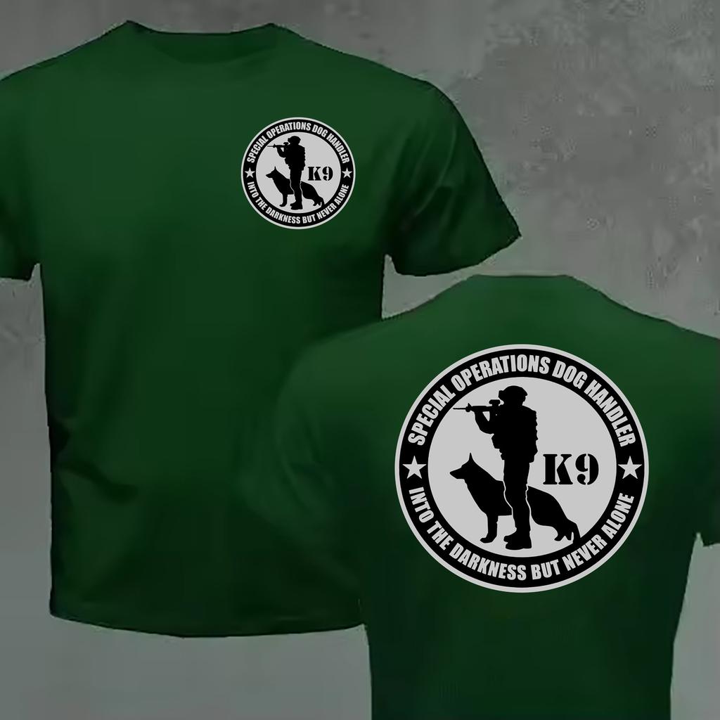 K9 Team K9 Special Operations Handler T Shirt Unisex Cotton Tshirt ONeck Fashion Clothing Short Sleeve Summer Casual Unisexs Tshirt