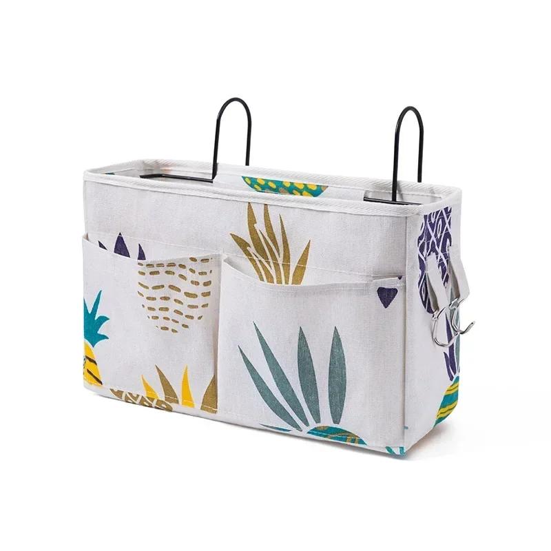 Portable Baby Care Essentials Hanging Organizers Crib Storage Cradle Baby Crib Organizer Diaper Bag Linen Baby Bed Accessories