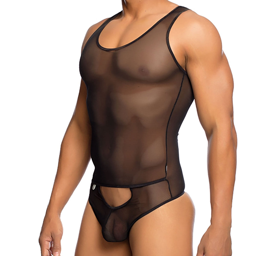 Body String Tulle Leandro Noir - MOB Eroticwear - Singlet