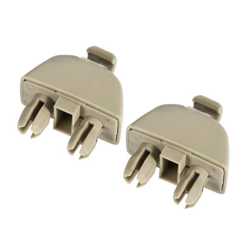 1 Pair Sun Visor Clip Hook Bracket Retainer Interior Trim Replacement Fastener Clip for A6-C6 Passat-B7 Polo- 4F0857561