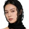 Spring/Summer Solid Color Lace Triangle Headscarf for Women