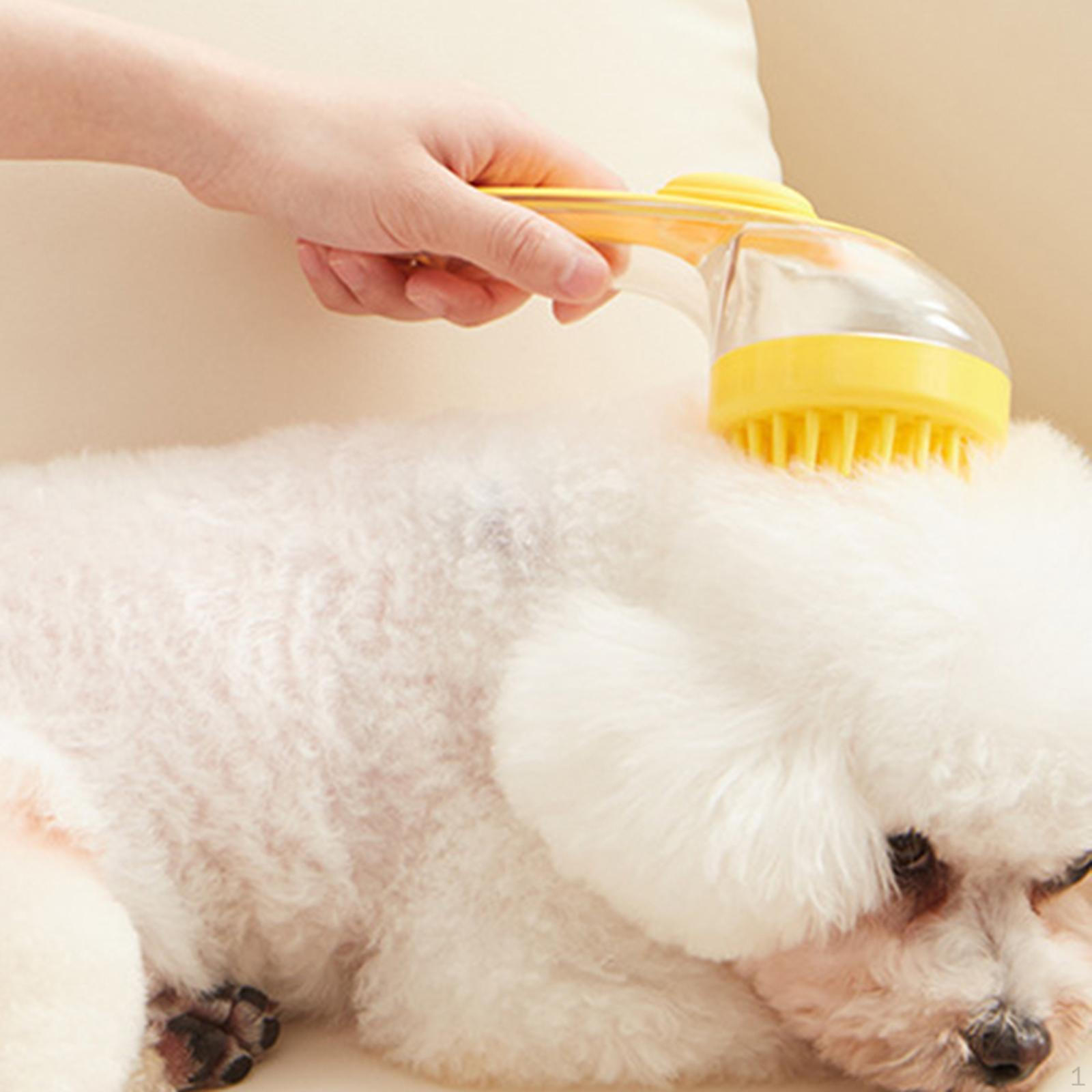 

Щетка для купания собак Уход за домашними животными Удаляет выпавшую шерсть Чистка для щенков, кошек, котят